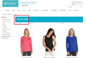 coolibar plus-size clothing