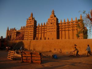 plus-size backpacker countries to visit mali djenne mosque